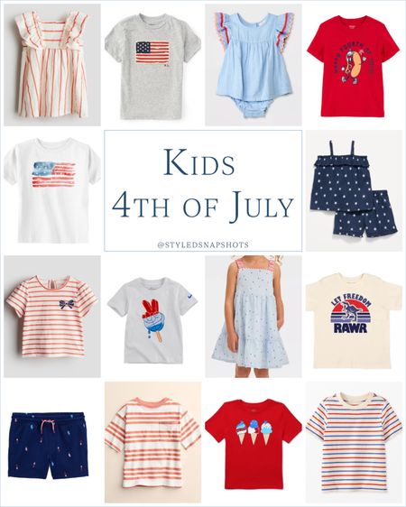Kids 4th of July 

#LTKFindsUnder50 #LTKSeasonal #LTKKids