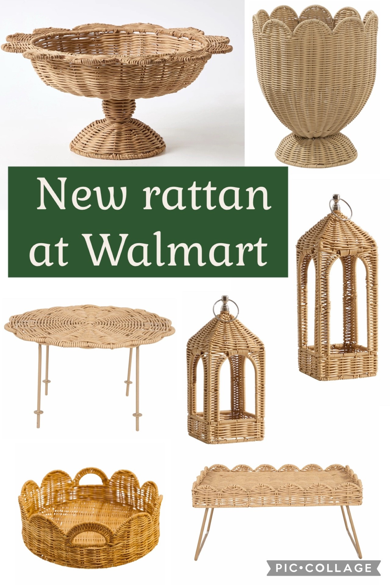 New rattan pieces at Walmart! 

Summer spring entertaining patio porch planter vase tray 

#LTKSeasonal #LTKSaleAlert #LTKHome