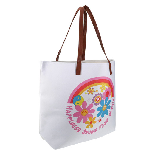 printed tote bag 20.75in x 15.5in | Five Below