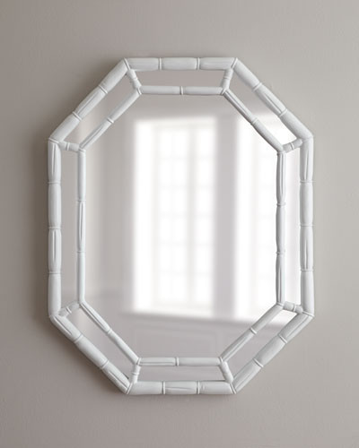 White Octagonal Mirror | Neiman Marcus