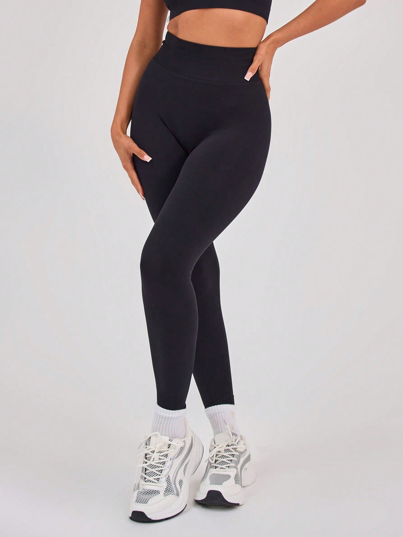 MUSERA Leggings de gimnasio sin costuras de cintura alta | SHEIN