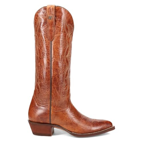Dan Post Boots Womens Sunrise Canyon Pointed Toe Pull On Casual Boots Knee High Low Heel 1-2" - Brown - Size 7.5 M | Amazon (US)