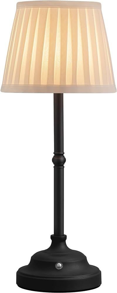 KDG Portables Cordless Table Lamp, Fabric Shade Desk Lamp, 5000mAh Rechargeable Battery Powered L... | Amazon (US)