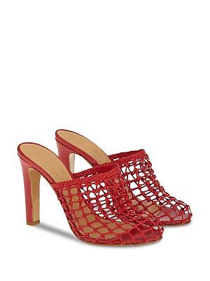 SALVATORE FERRAGAMO Womens Red Caged Ellas Stiletto Slip On Heeled Sandal 8.5 C  | eBay | eBay US