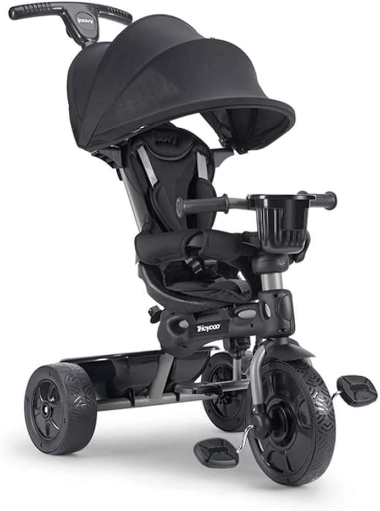Joovy Tricycoo 4.1 Kids Tricycle with 4-Stages Featuring Extra-Wide Front Tire, Removable and Adj... | Amazon (US)