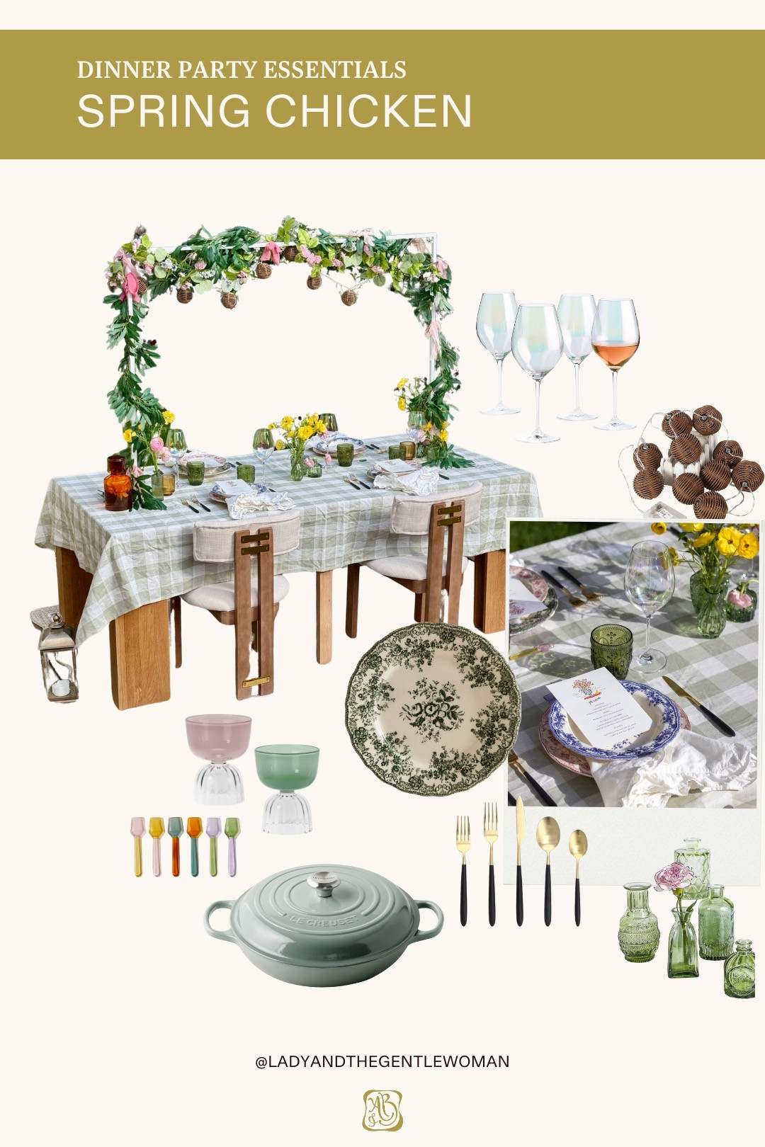 Spring dinner party essentials / spring tablescape / garden party table 

 #LTKSeasonal #LTKHome #LTKParties