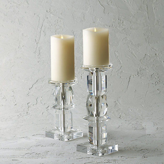 Diana Crystal Candlesticks | Frontgate | Frontgate