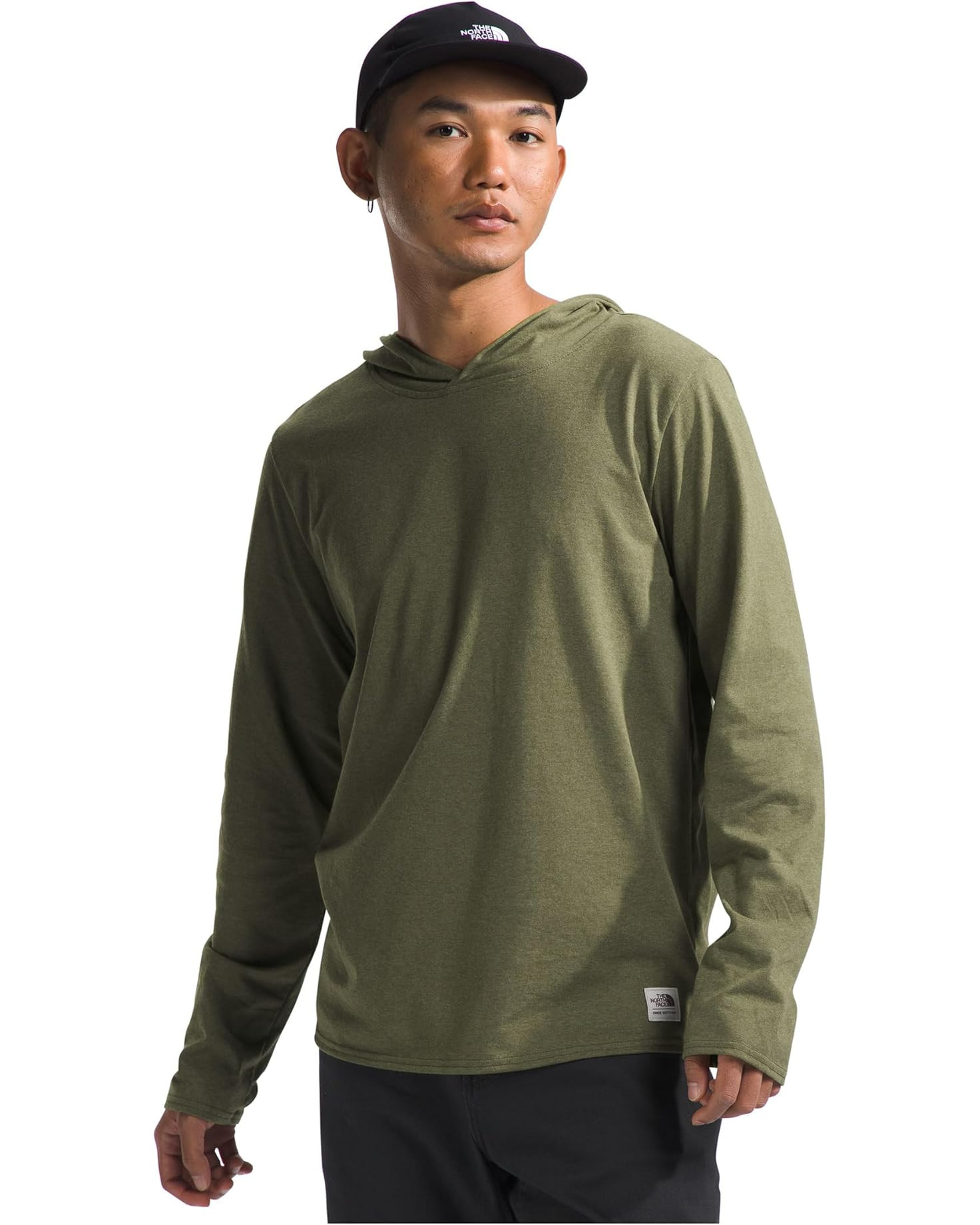 L/S Heritage Patch Hoodie Tee | Zappos