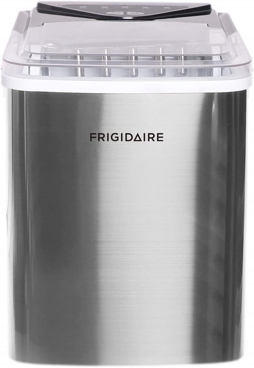 Frigidaire EFIC123-SS Counter Top Maker, Produces 26 pounds Ice per Day, Stainless Steel, Stainle... | Amazon (US)