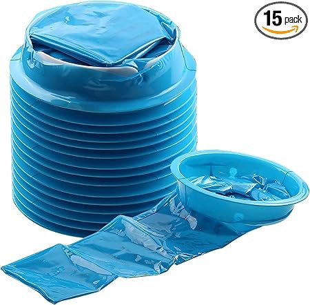 YGDZ Vomit Bags Disposable, 15 Pack Barf Bags Throw Up Emesis Bags Puke Nausea Bags for Travel Mo... | Amazon (US)