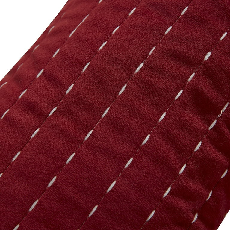 My Texas House Quinn Red Pick Stitch Stripe Christmas Stocking, 21" - Walmart.com | Walmart (US)