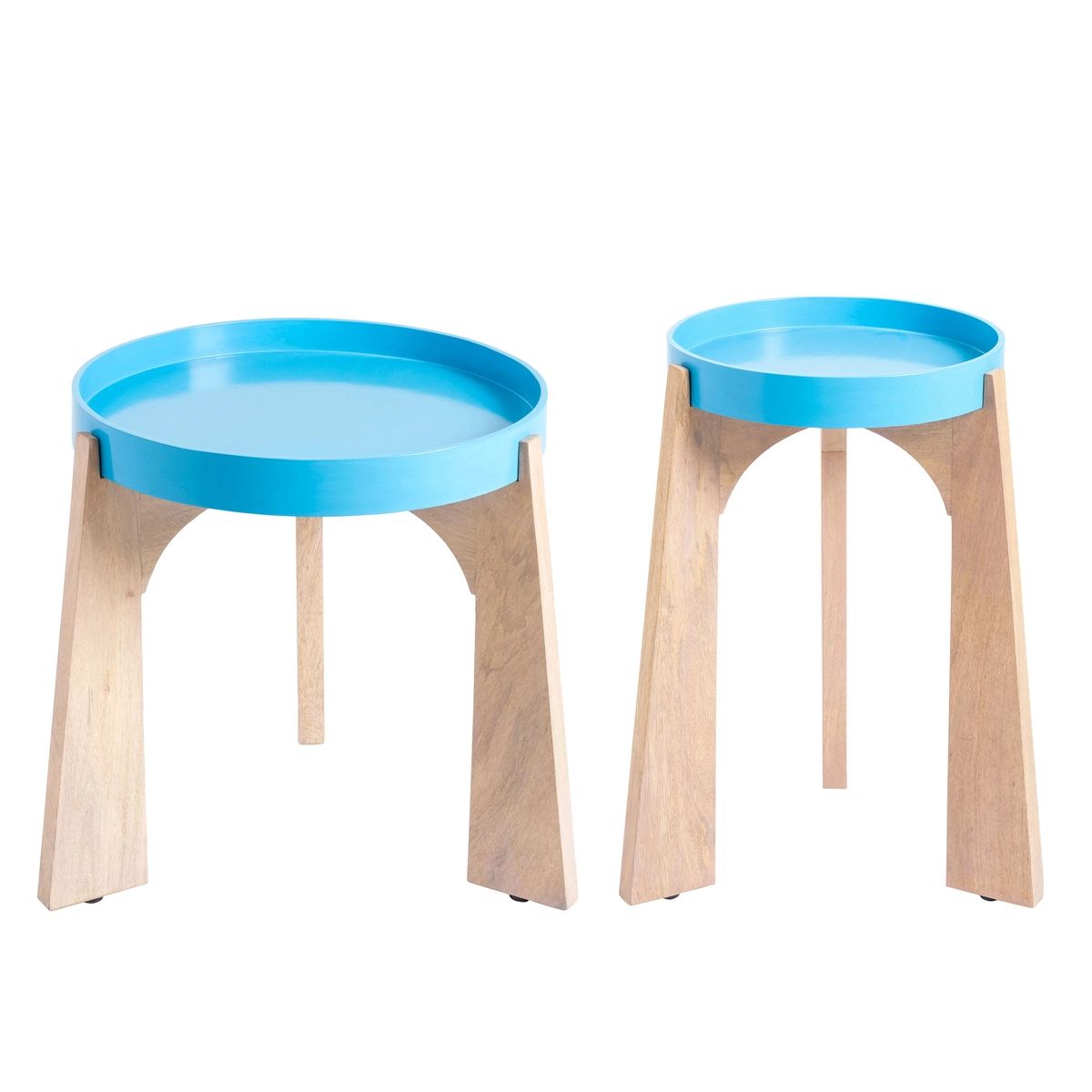 Teal Modular Side Table | Annie Selke