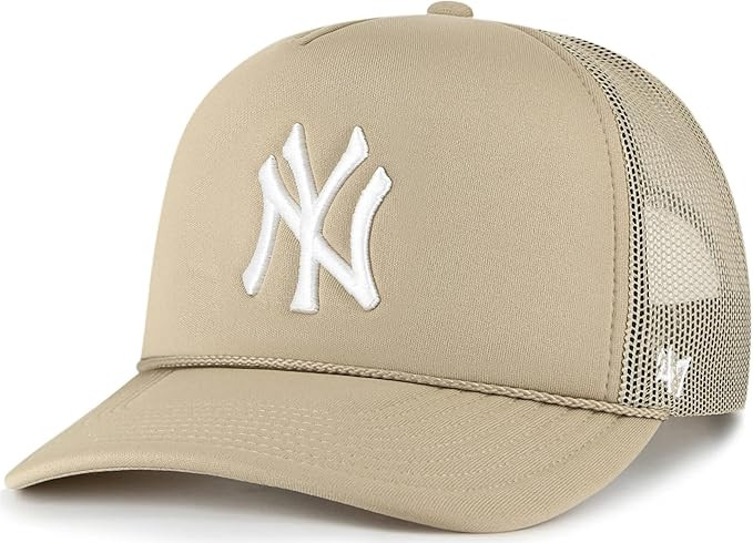 '47 New York Yankees Foam Trucker Snapback Adjustable Hat, Adult One Size Fits All | Amazon (US)