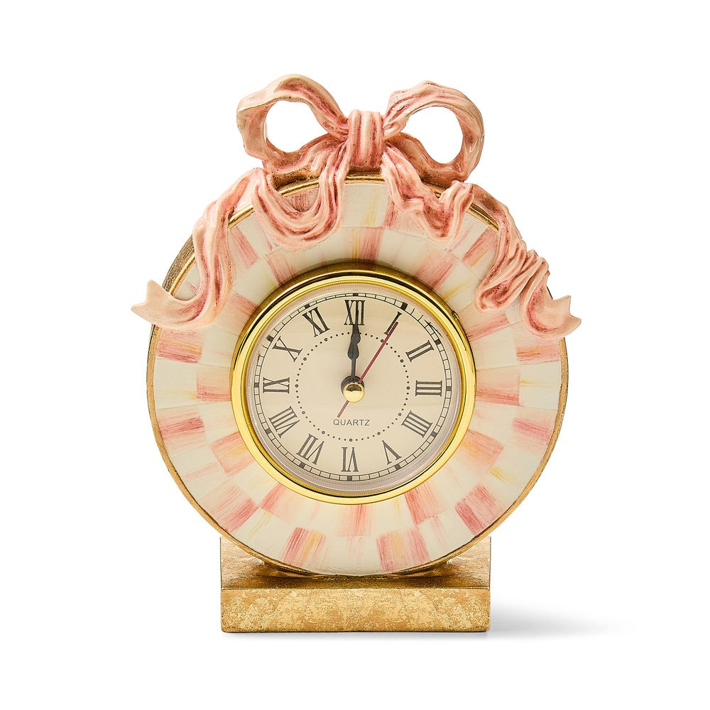 It's All About the Bow Desk Clock | MacKenzie-Childs
