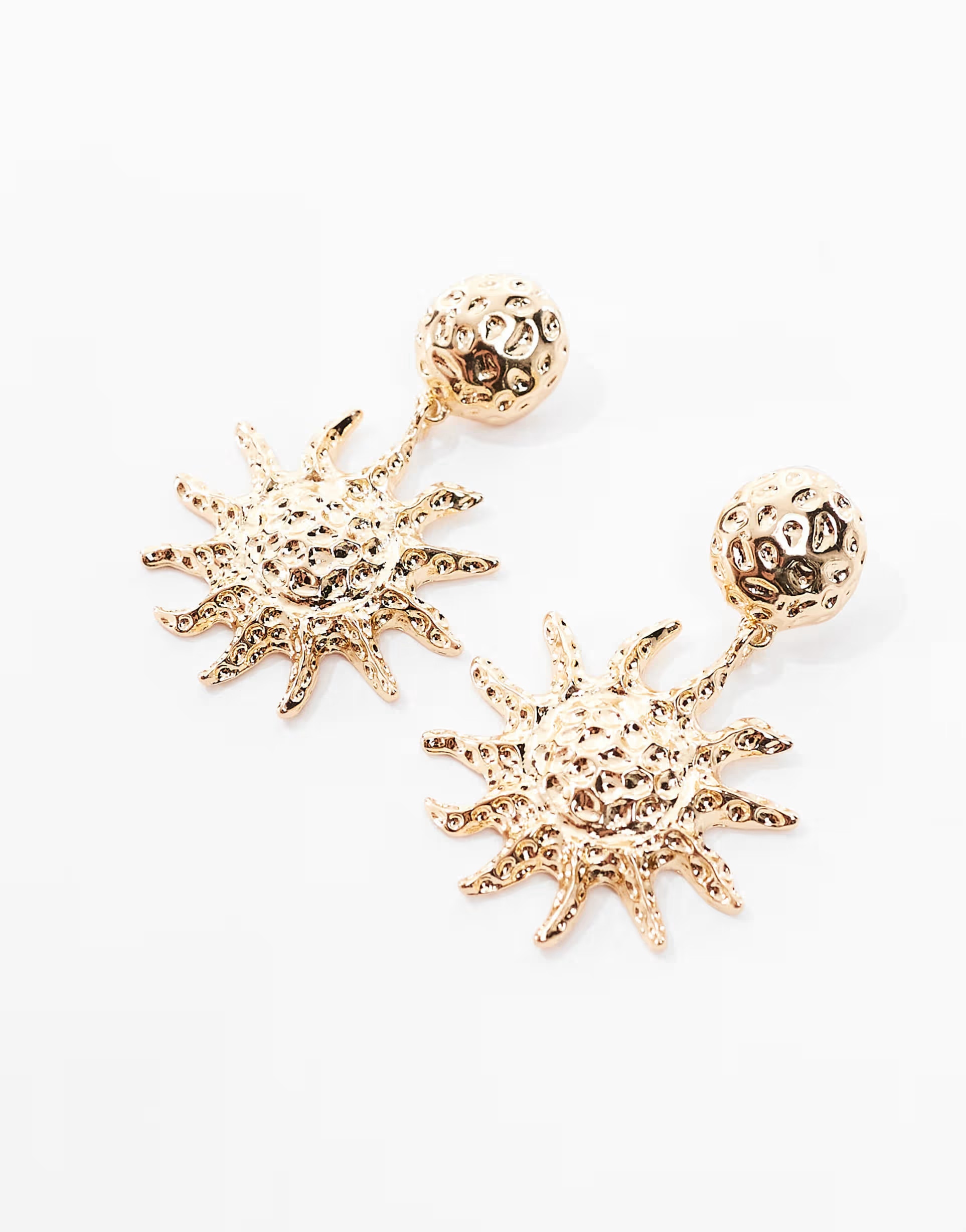 Accessorize statement sun drop earrings in gold | ASOS (Global)