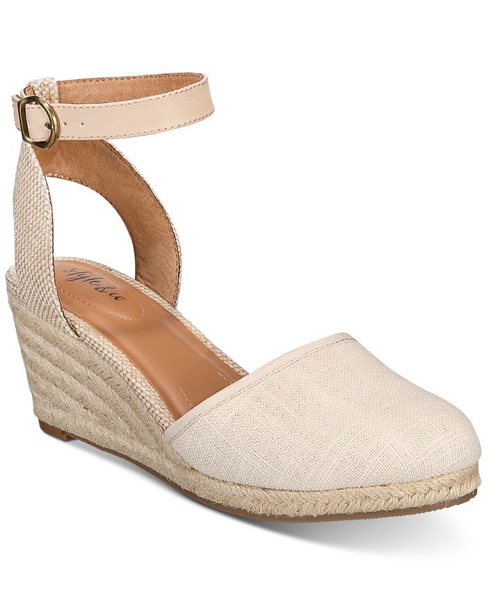 Style & Co Mailena Wedge Espadrille Sandals, Created for Macy's & Reviews - Sandals - Shoes - Mac... | Macys (US)