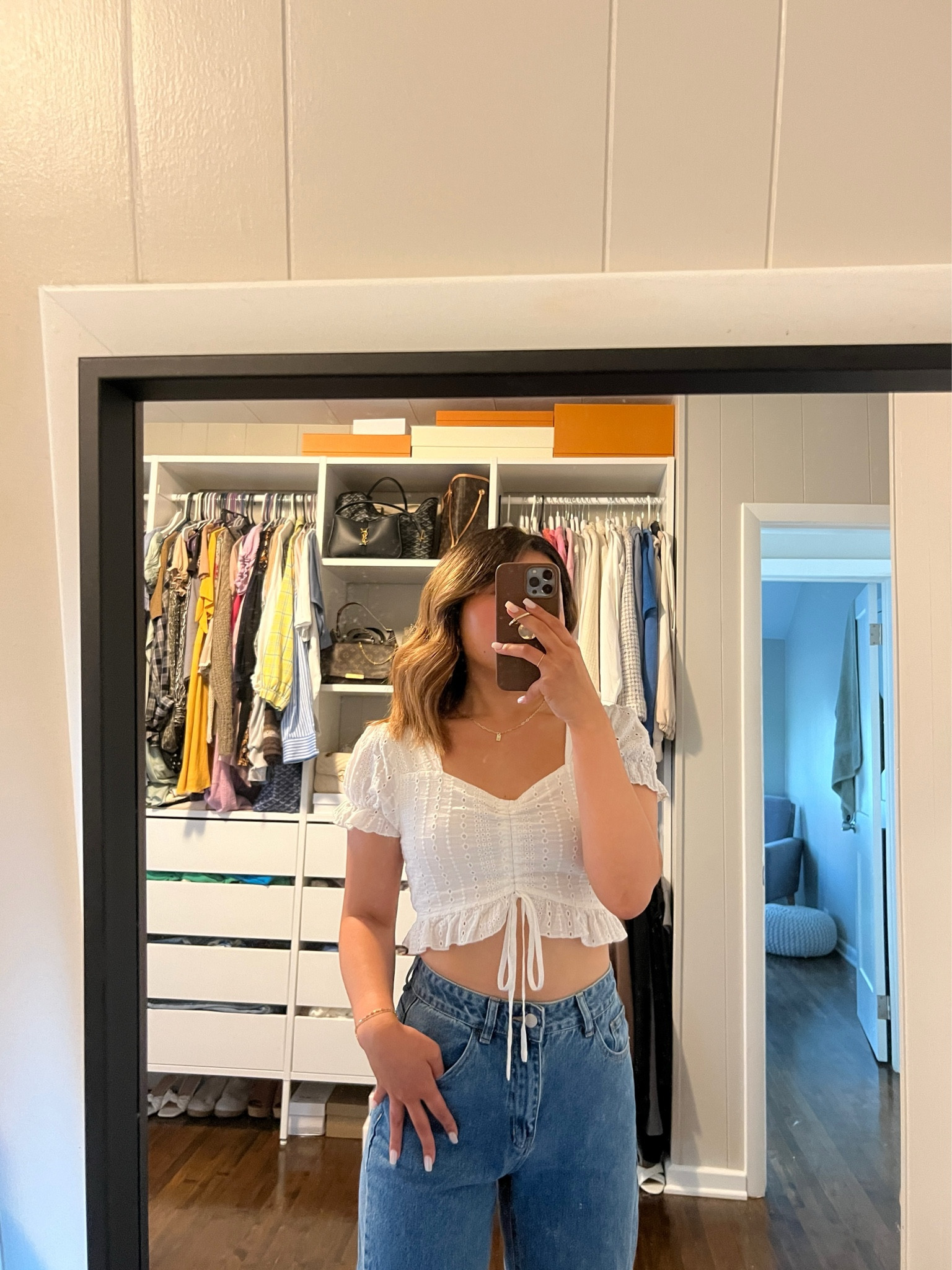 Happy Tuesday! Both my jean and top are from #shein. This petite jean is perfect length for me & I am 5’2! 

#LTKSummerSales #LTKOver40 #LTKSeasonal