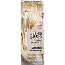 L'Oreal Paris Le Color One Step Hair Toning Gloss, Cool Blonde, 4 Ounce | Amazon (US)