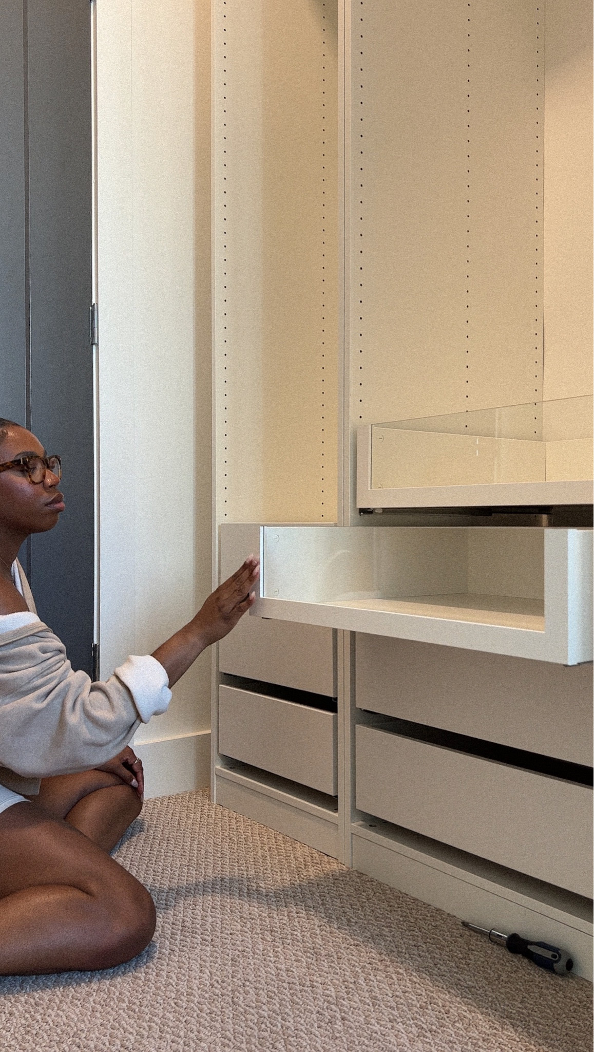 building my IKEA Pax wardrobe closet of my dreams! you can customize it with any pieces you’d like. i linked below some of the drawers and shelving that i have in mine 🤍


#LTKhome #LTKstyletip