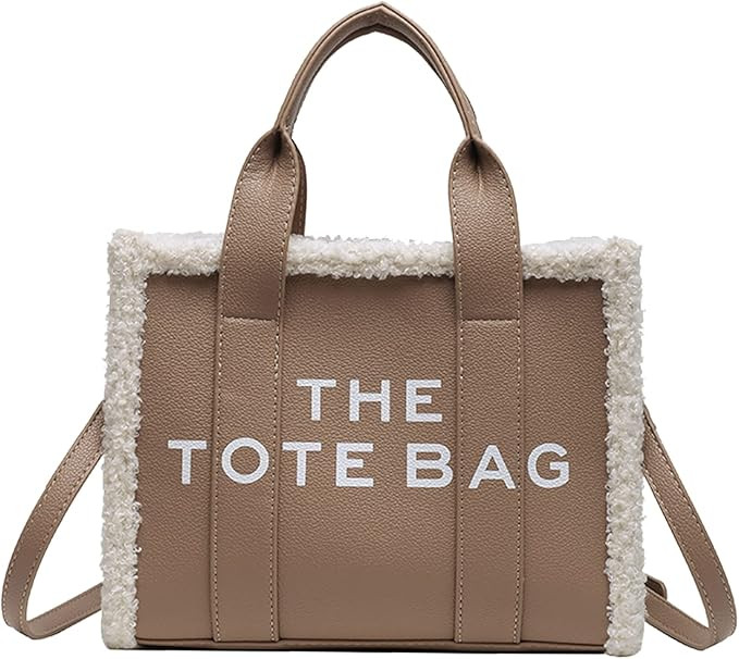 GOVNIK The Tote Bag for Women, Leather Tote Bag with Zipper Sturdy Cute Handbag Tote Purse Crossb... | Amazon (US)