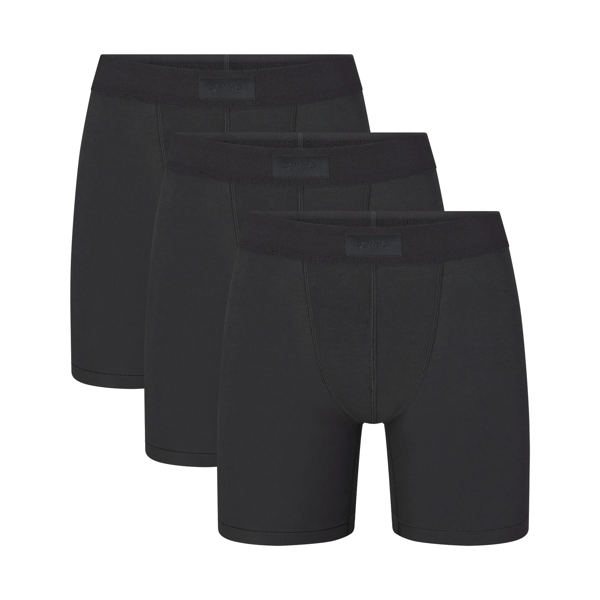 SKIMS COTTON MENS 5" BOXER BRIEF 3-PACK | ONYX | SKIMS (US)