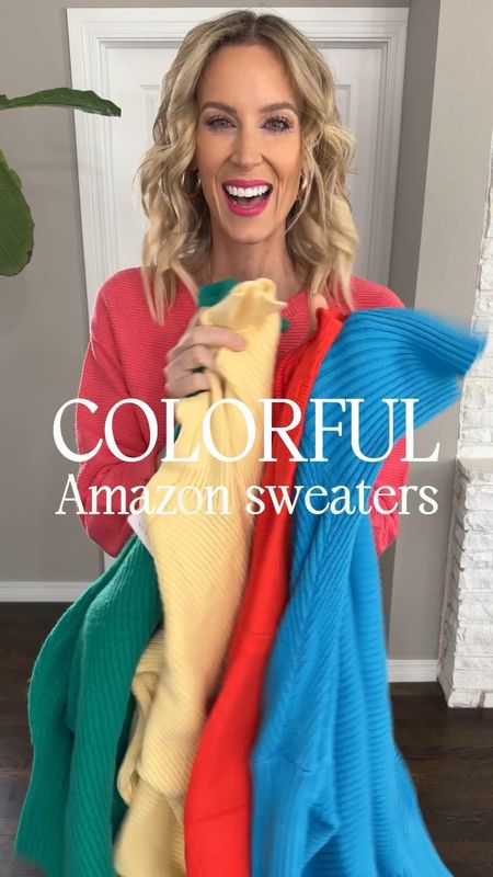 The best Amazon colorful sweaters! You’ll love these Amazon sweaters and Amazon tunic sweaters! These make the perfect color pop. You can wear them with jeans or as an easy work outfit idea! 

Business casual outfit / work skirt / work sweater / Amazon free people look for less 

#LTKfindsunder100 #LTKfindsunder50 #LTKworkwear