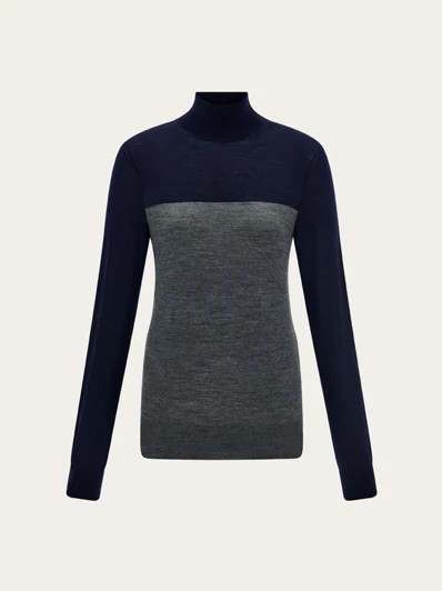 Two tone turtleneck | Ferragamo