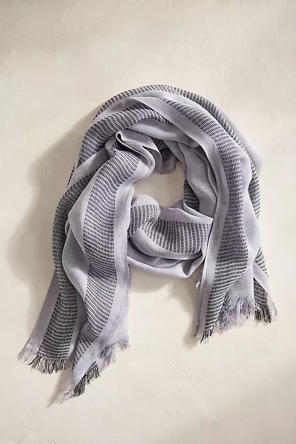 Fringed Stripe Scarf | Anthropologie (US)