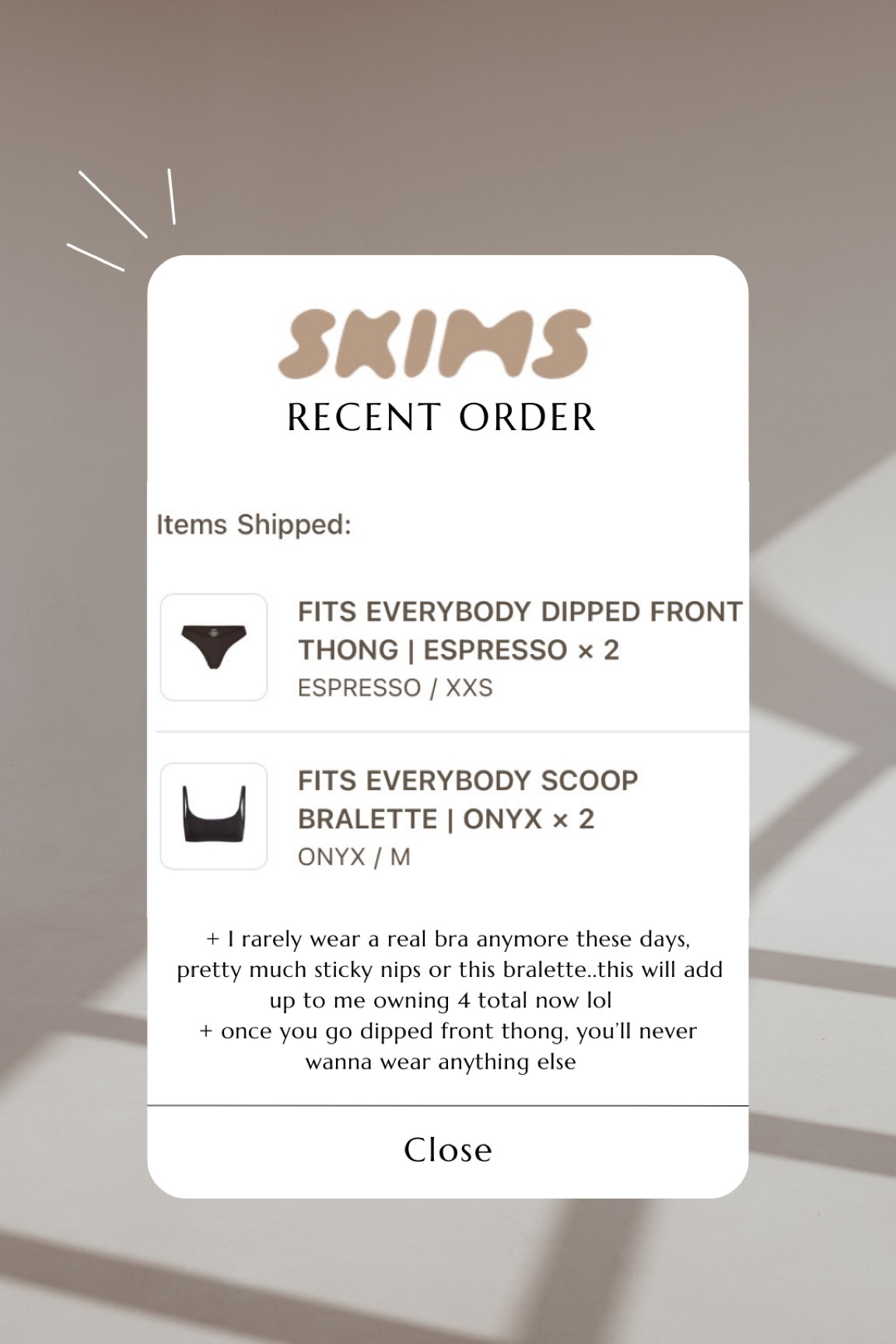 Gift guide ideas for her 🖤 the most comfy undergarments 🙌🏽  the softest, most comfortable material from skims! THE HYPE IS REAL on these. 

#LTKCyberWeek #LTKGiftGuide #LTKover40