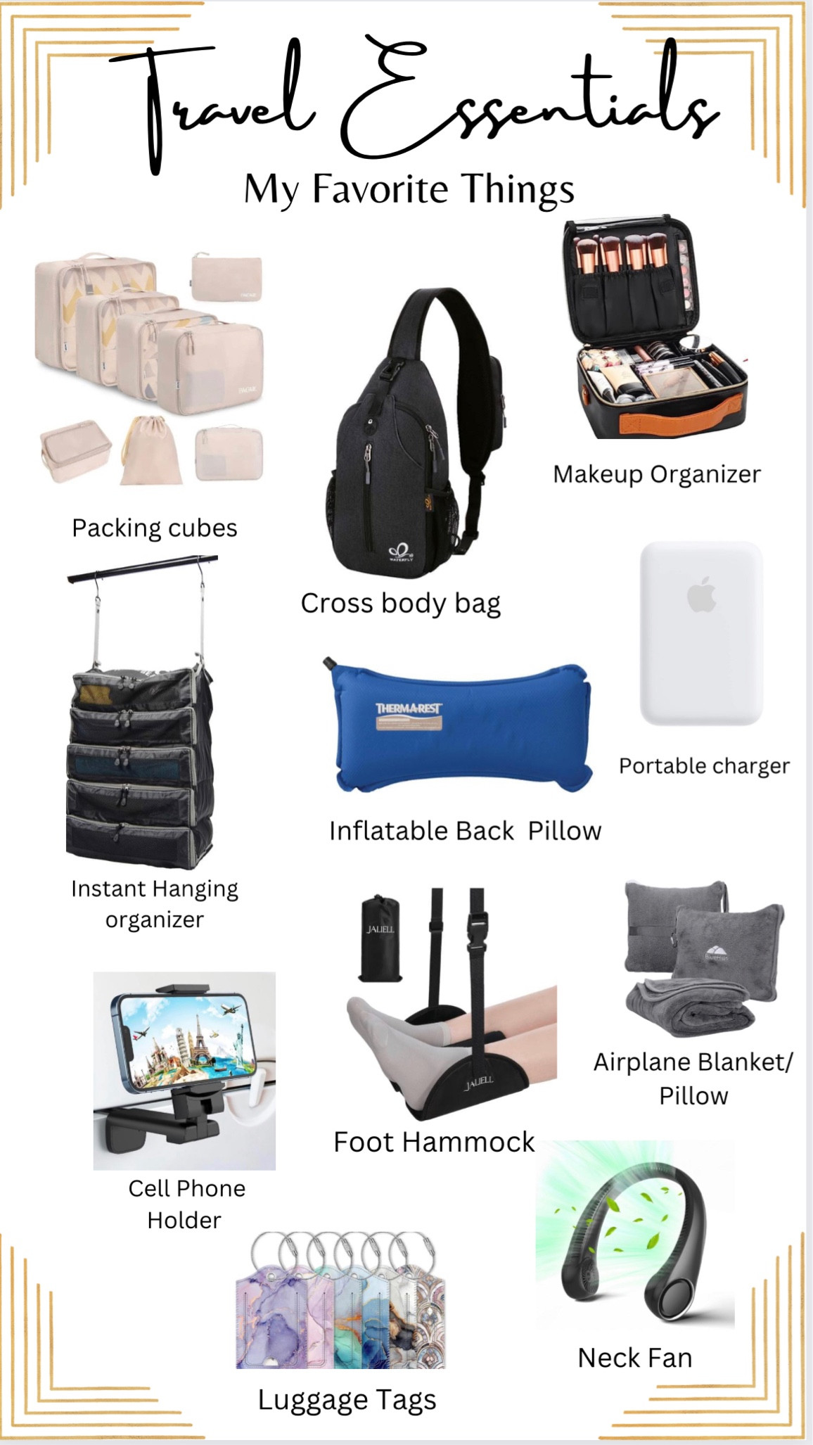 Compiled all of my must-have travel essentials as we prepare to leave for our European adventure! These are favorites of mine and gifts I have often given to family and friends who have loved every single item on here. Make your travel experience more comfortable with these useful organizers, gadgets, and accessories!
#travel #europe #airplaneessentials #travelmusthaves

#LTKeurope #LTKSeasonal #LTKFind