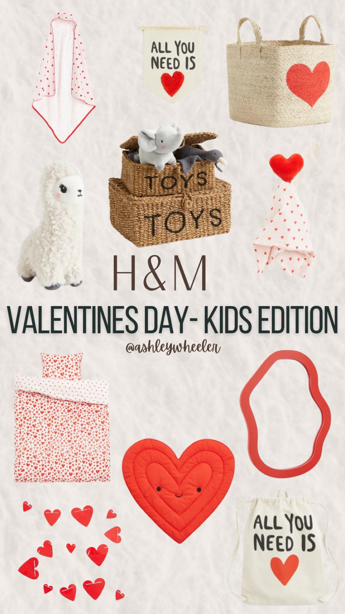 Yes, we are a little over a month away from Valentine’s Day. However, this kids bedroom set had to be acknowledged. I love every single piece, I almost want to get them and surprise my daughter with a new bedroom theme because I know she would want to keep this up for even longer than February. If you have a daughter, or even if you love hearts and red color accent decor. This was so fun to go through. H&M has some of the cutest decorations for home right now.


#LTKSeasonal #LTKfamily #LTKhome