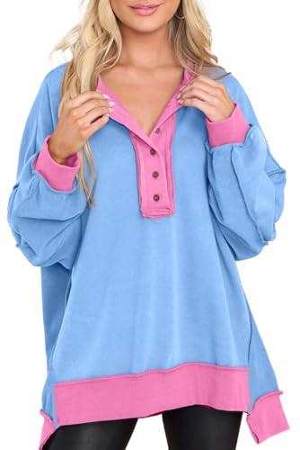 Dokotoo Sweatshirt for Women Oversized Pullover Tops Fall Outfits | Amazon (US)