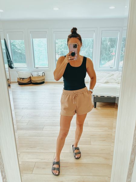 These drawstring shorts are the comfiest I own. They have a longer length so you can fold them over once if you like that look (that’s how I wear them). They’re perfect for casual spring outfits and summer outfits. 

#LTKfindsunder50 #LTKsalealert #LTKstyletip