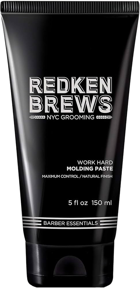 Redken Brews Molding Paste For Men For all Hair Types - High Hold & Maximum Control, Natural and ... | Amazon (US)