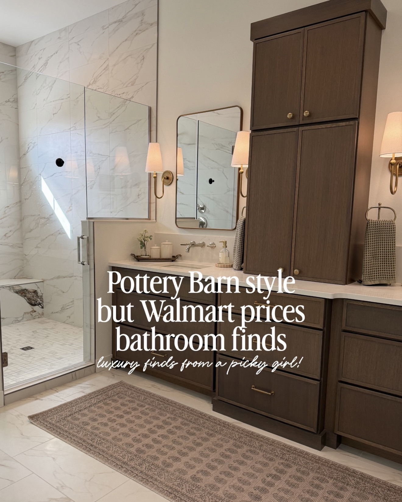 Looks like Pottery Barn, but with a Walmart budget! 😍 These luxury bathroom finds will have you saying OMG I should have bought this sooner!  #bathroom #boujeeonabudget #affordablehome


#LTKHome