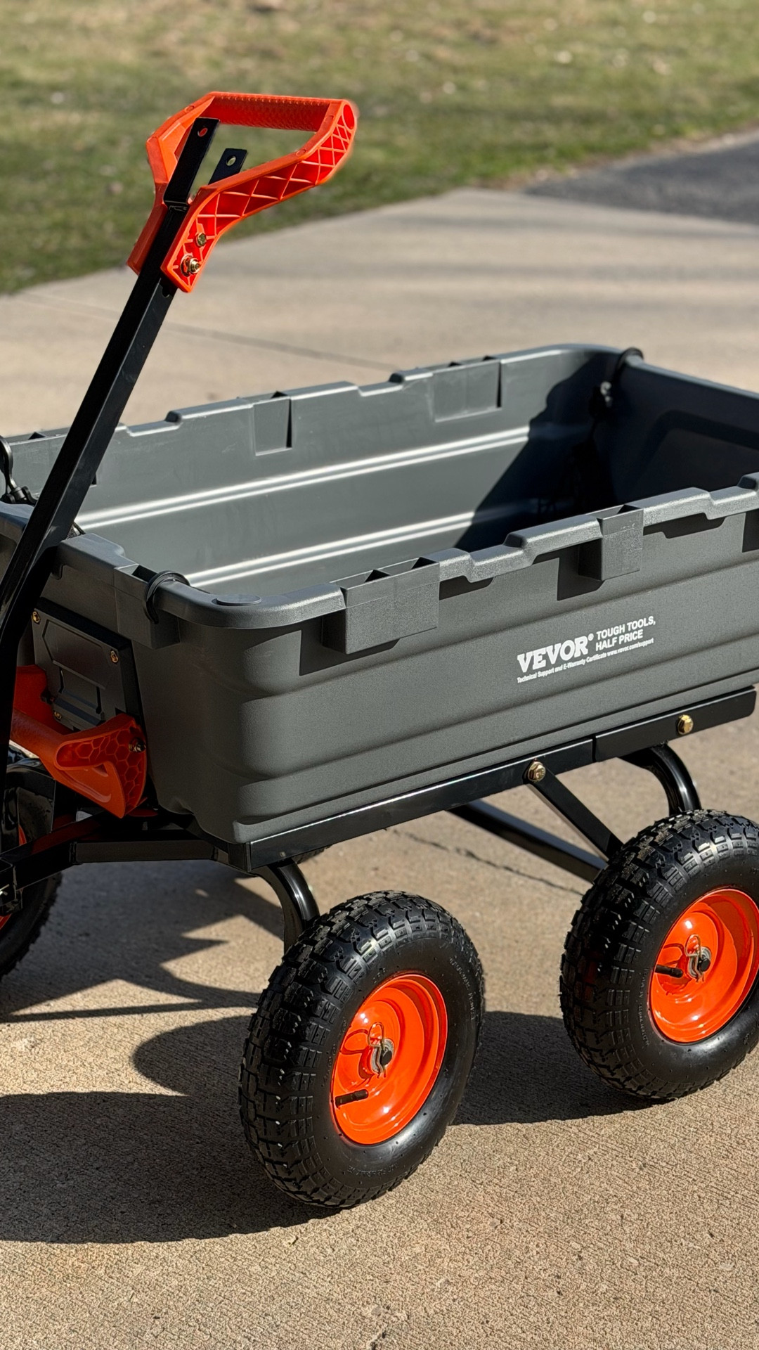 Best invention ever! The Vevor dump cart has swivel, lightweight, and can be hooked up to your mower!
#SpringCleaning #wagon #dumpcart #yardwork #landscaping

#LTKSeasonal #LTKHome #LTKSaleAlert