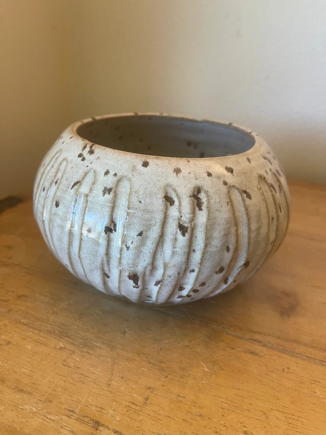 Vintage Studio Pottery Small Vase With Speckled and Stripe Design | Artist Signed - Etsy | Etsy (US)