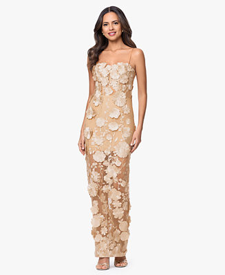 XSCAPEWomen's Sleeveless Strapless Gown | Macy's