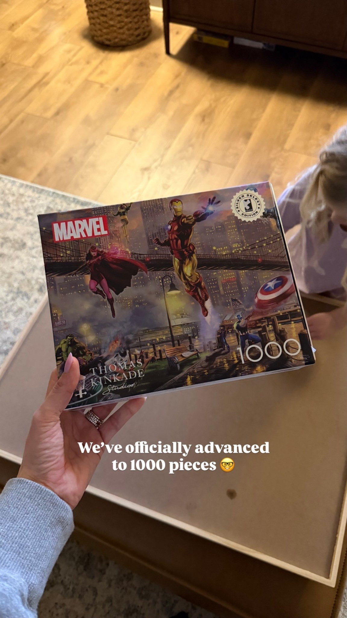 We’ve officially advanced
to 1000 pieces 🤓