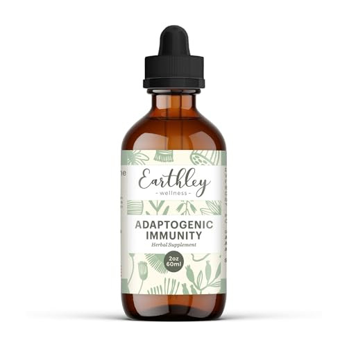 Earthley Wellness Adaptogenic Immunity, Support Immune Health All Year Round, Nurtional Support for A Healthy Body, Zero Added Flavors, Colors, Sugars, or Allergens (2oz) | Amazon (US)