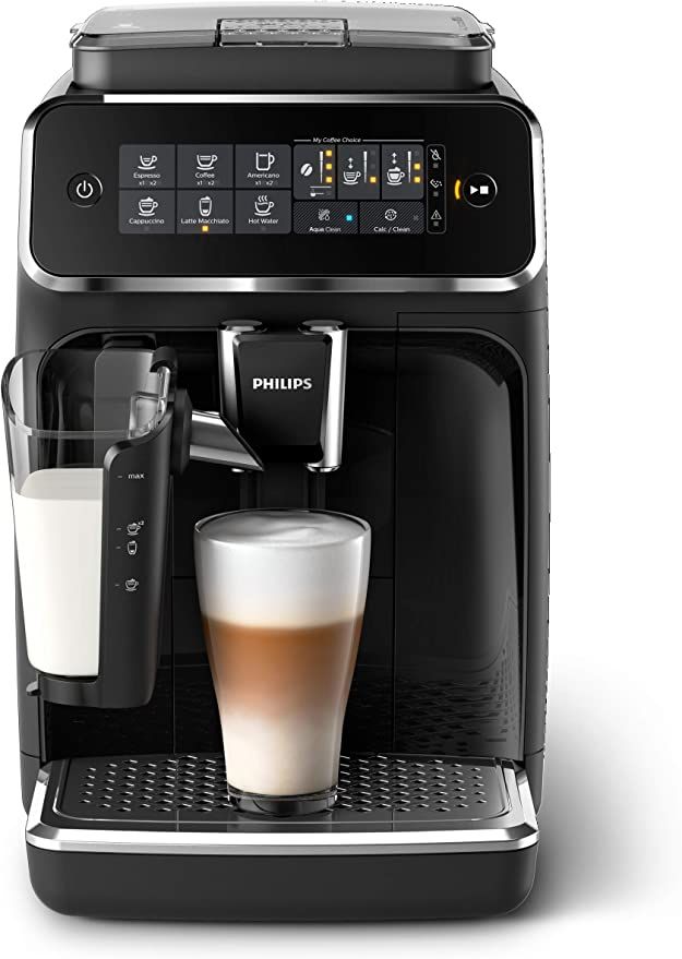 Philips 3200 Series Fully Automatic Espresso Machine w/ LatteGo, Black, EP3241/54 | Amazon (US)