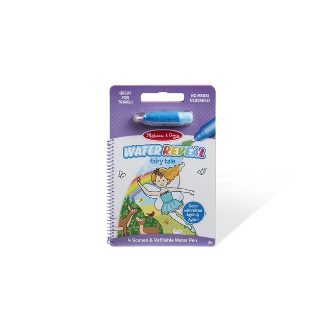 Melissa & Doug Fairy Tale Water Reveal Activity Pad - 4 Pages, Great for Travel for Children Ages... | Walmart (US)