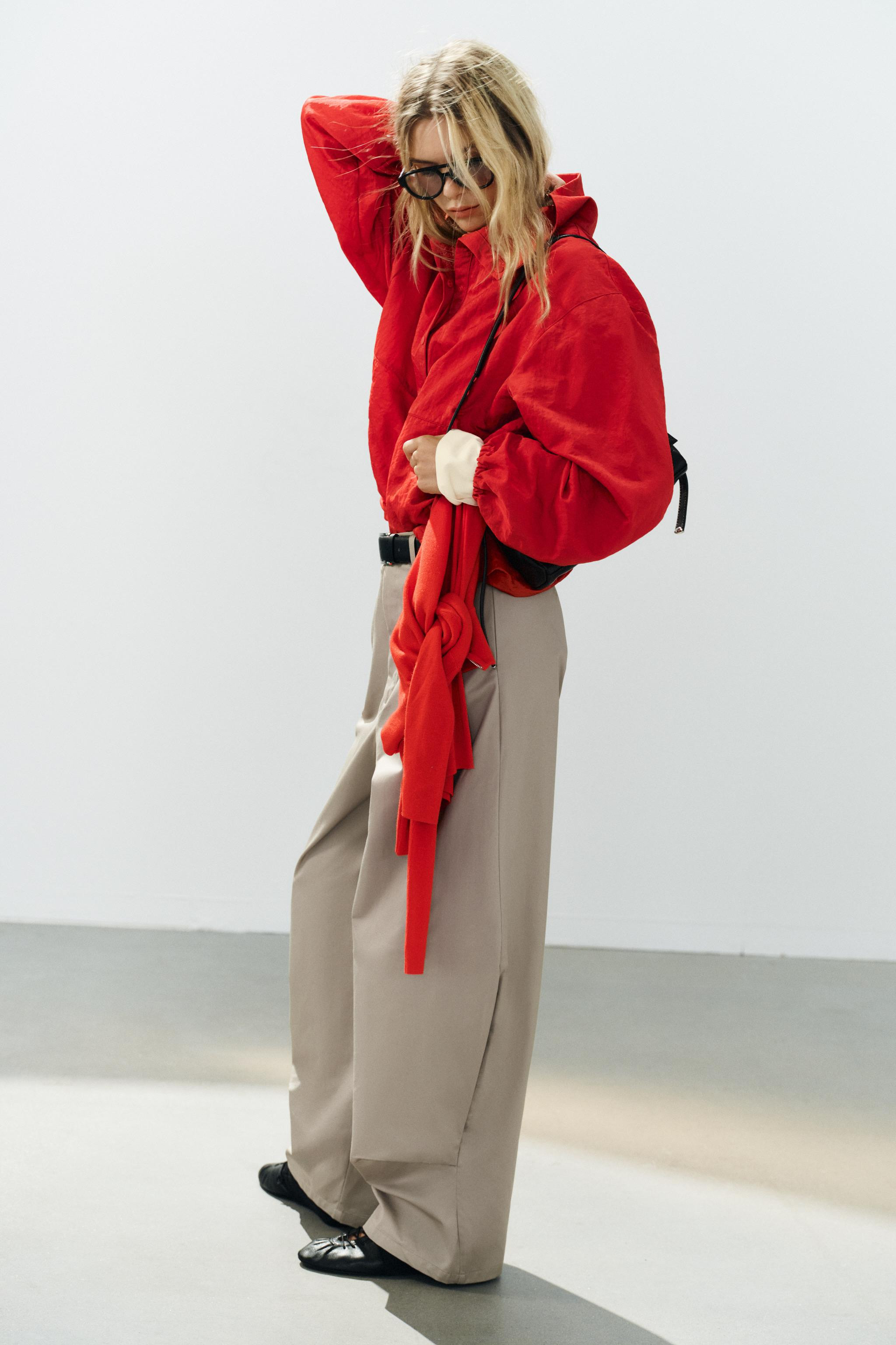 TECHNICAL FABRIC BUTTON-UP JACKET | Zara US