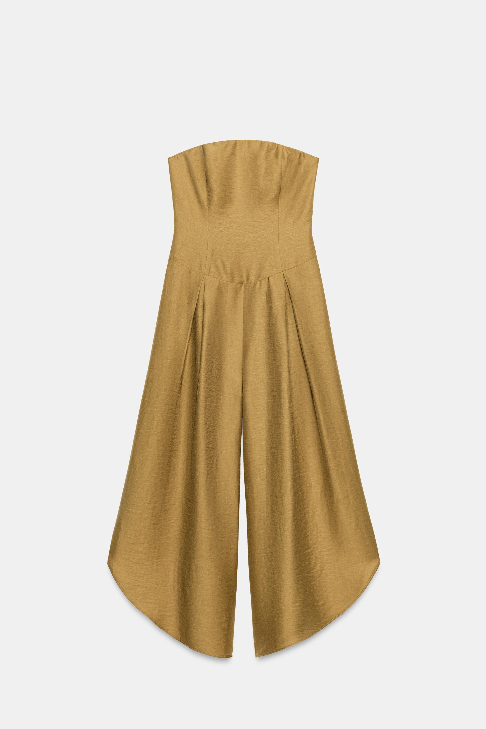 ASYMMETRICAL HEM JUMPSUIT | Zara US