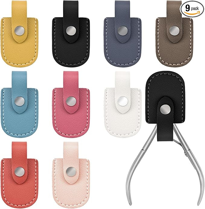 9 Pack Nail Scissors Protective Cover Portable Scissor Pouch Nail Nipper Protector Nail Trimmer S... | Amazon (US)