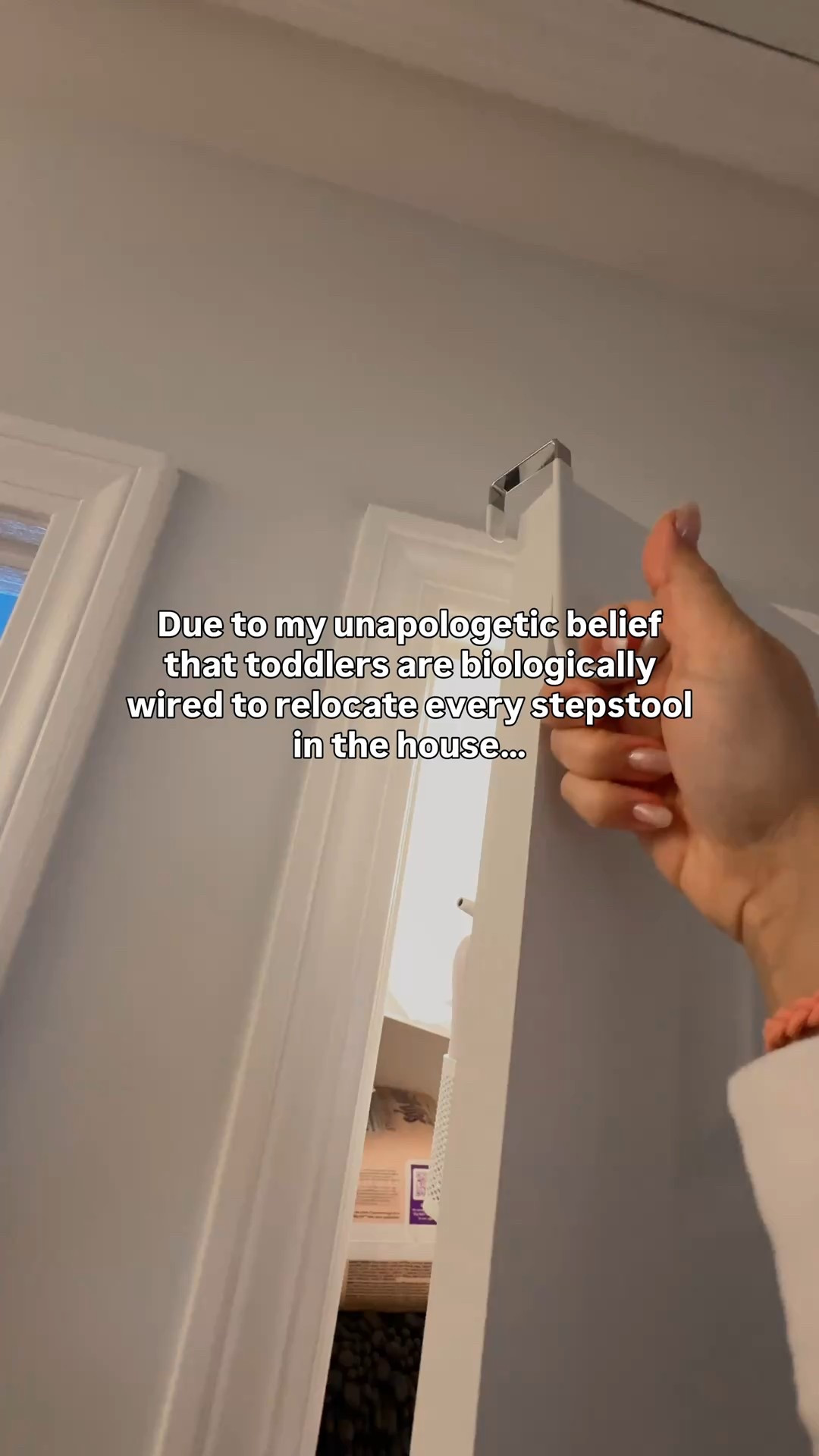 Now I know where the stool is at all times 🤣 

Home organization

#LTKHome #LTKKids #LTKmomlife