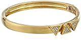 Boy Meets Girl x Roman Luxe Gold Tone Pave Crystal Triangle Bangle Bracelet, 2.5" | Amazon (US)