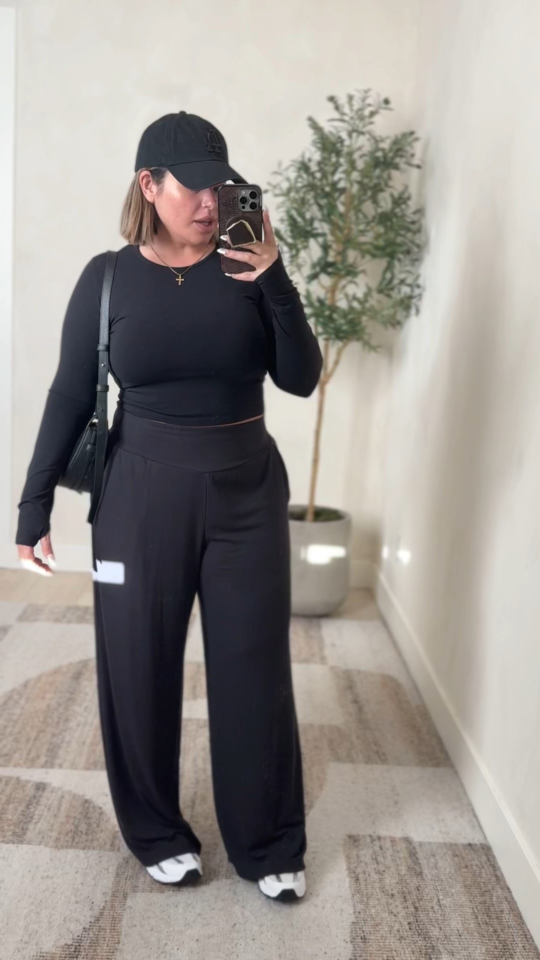 Top is fabletics can’t link here sorry 
Bras xxl best Amazon sports bras ! 
Pants L great length ! I’m 5’5 so you can see length on me. 


#LTKootd #LTKMidsize #LTKFindsUnder50