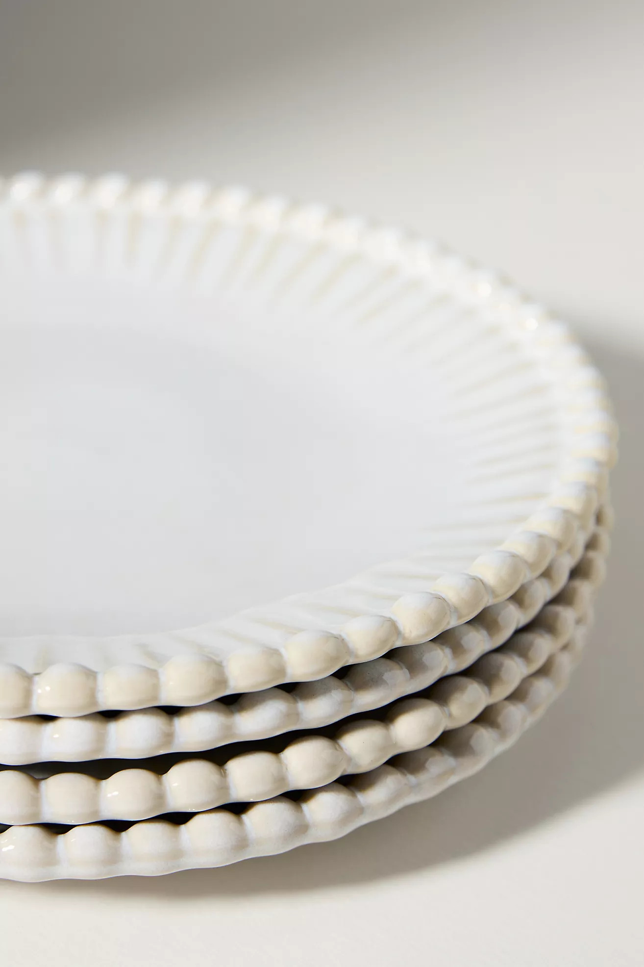 Lyon Portuguese Stoneware Dessert Plates, Set of 4 | Anthropologie (US)