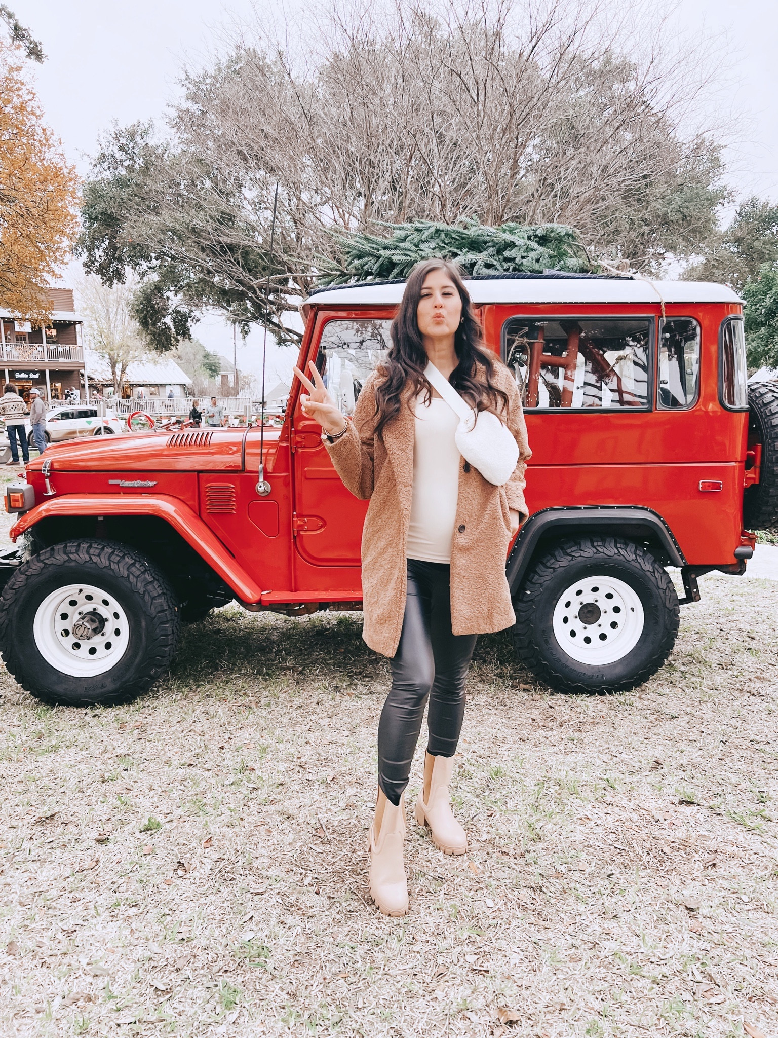 I love this teddy coat! I have it in 2 colors. The leggings are maternity and faux leather at a good price.  I was about 4 months pregnant here.


Holiday outfits. Christmas. Fall outfits. Maternity.

Follow my shop @jennimetz on the @shop.LTK app to shop this post and get my exclusive app-only content!

#LTKSeasonal #LTKfindsunder100 #LTKHoliday

#LTKHoliday #LTKfindsunder100 #LTKbump